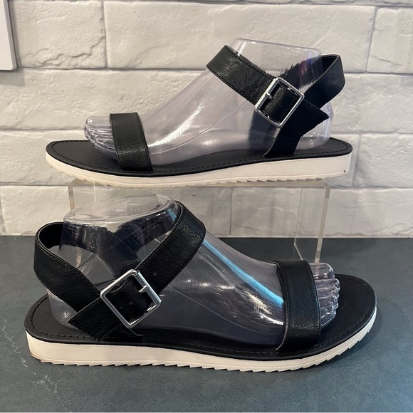 FarylRobin sz 9 Somaria black Ankle Strap Buckle Sandal - Picture 2 of 13